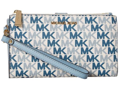 michael kors white wristlet